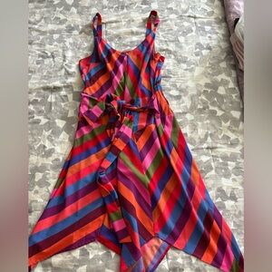 3 FOR $35 - COLORFUL FLOWY DRESS